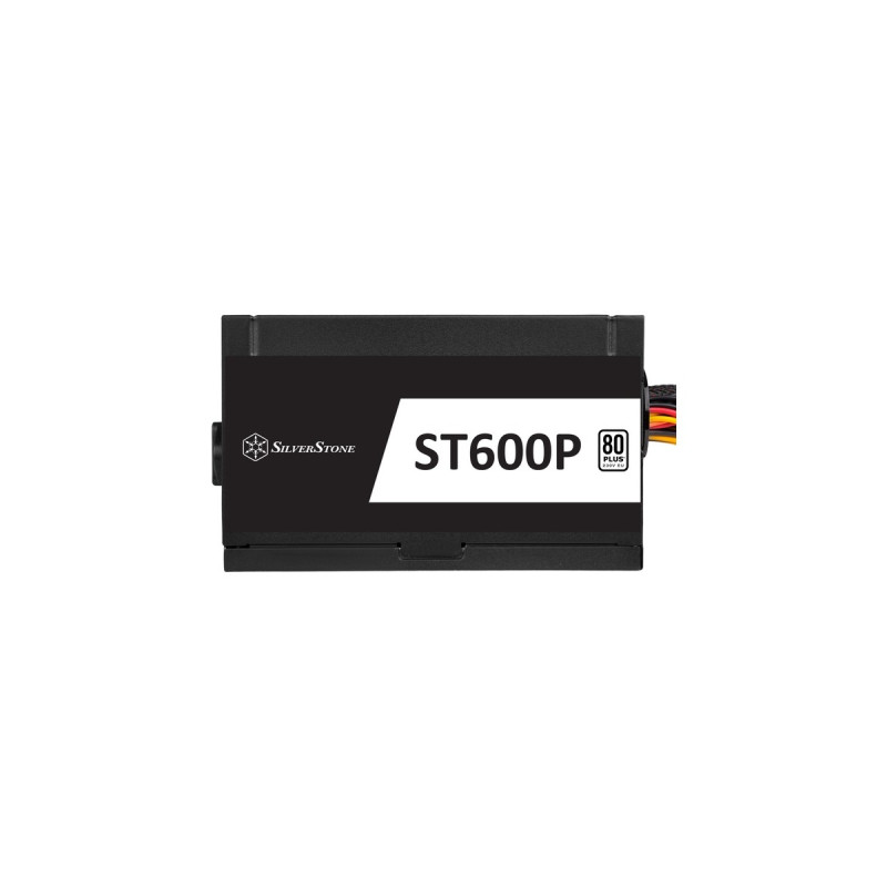 SilverStone SST-ST600P 600W, PC-Netzteil(schwarz, 2x PCIe, 600 Watt)