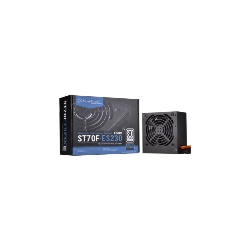 SilverStone SST-ST70F-ES230, PC-Netzteil(schwarz, 4x PCIe, 700 Watt)