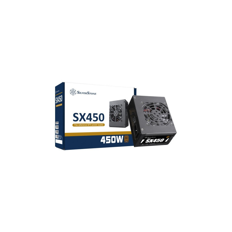 SilverStone SST-SX450-B 450W, PC-Netzteil(schwarz, 450 Watt)