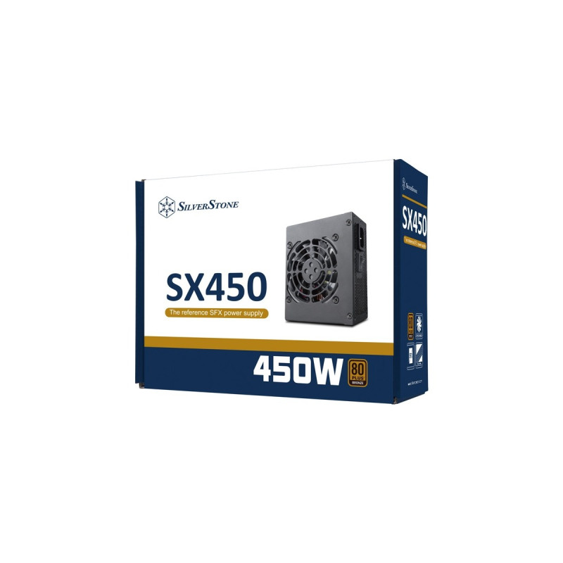 SilverStone SST-SX450-B 450W, PC-Netzteil(schwarz, 450 Watt)