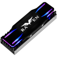 SilverStone SST-TP03-ARGB, Kühlkörper(schwarz, unterstützt M.2 2280 SSD)