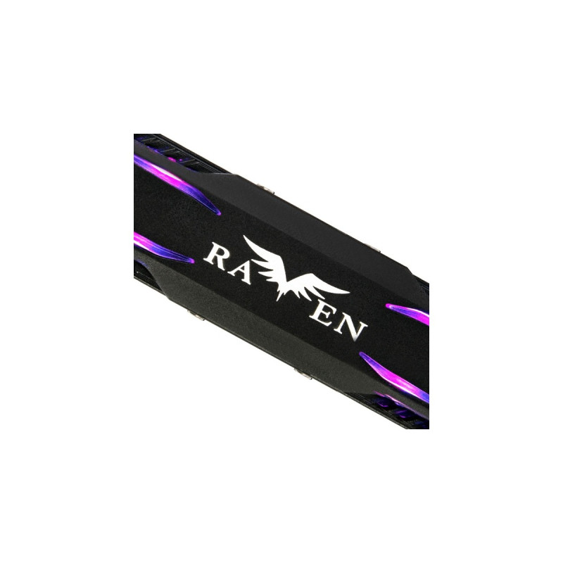 SilverStone SST-TP03-ARGB, Kühlkörper(schwarz, unterstützt M.2 2280 SSD)