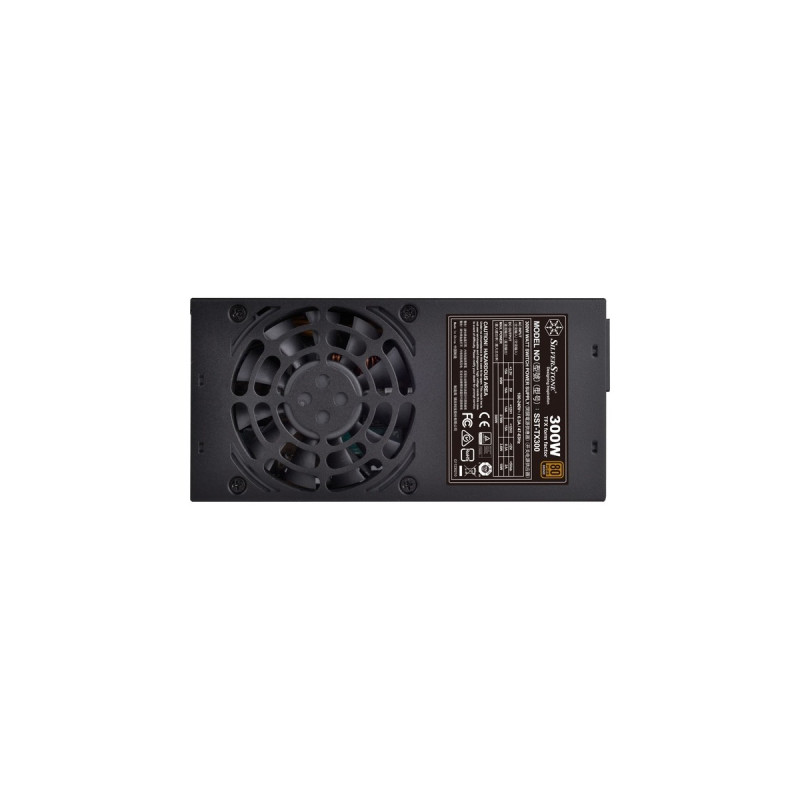SilverStone SST-TX300, PC-Netzteil(schwarz, 1x PCIe, 300 Watt)