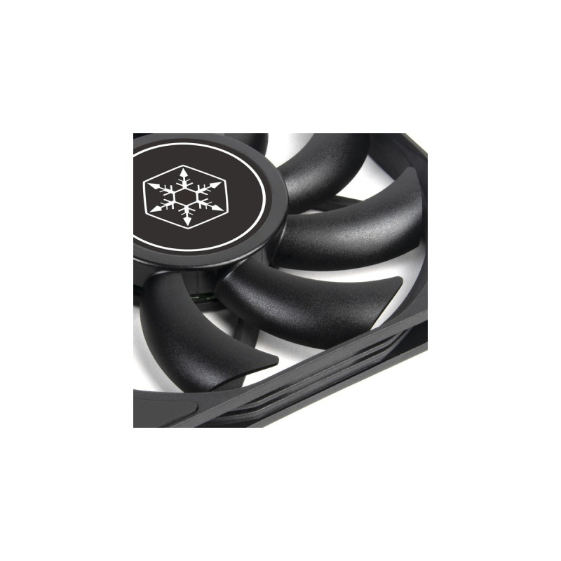 SilverStone SilvStone SST-AS120B, Gehäuselüfter(schwarz/transparent)