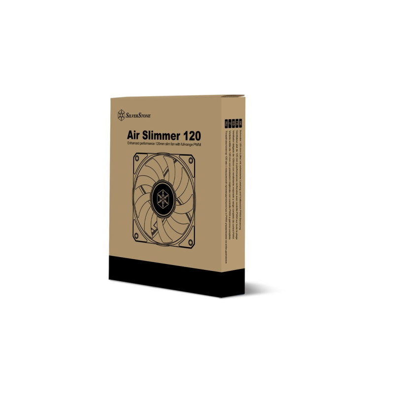 SilverStone SilvStone SST-AS120B, Gehäuselüfter(schwarz/transparent)