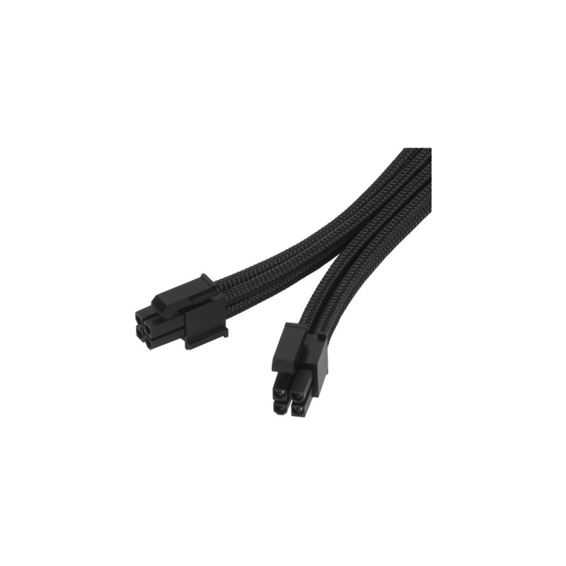 SilverStone Strom-Verlängerungskabel SST-PP07E-EPS8B(schwarz, 30cm)