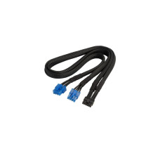 SilverStone Stromkabel SST-PP12-PCIE(schwarz, 55cm)