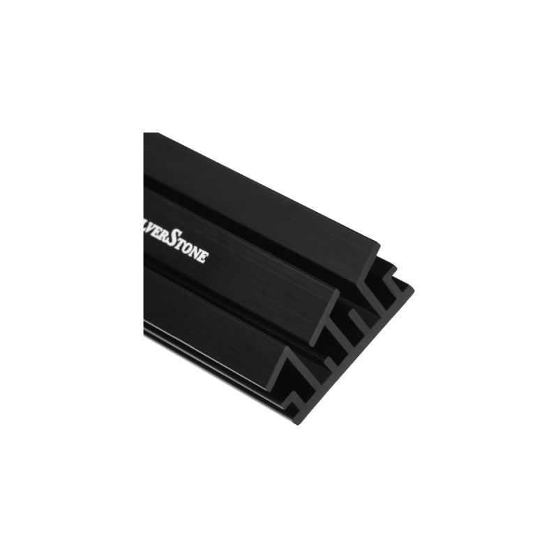 SilverStone TP02-M2, Set(schwarz, unterstützt 2280-M.2-SSD)