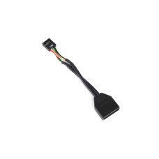 19Pin Stecker(schwarz, 10cm)