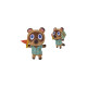 Simba Animal Crossing Schlepp, Kuscheltier(25 cm)