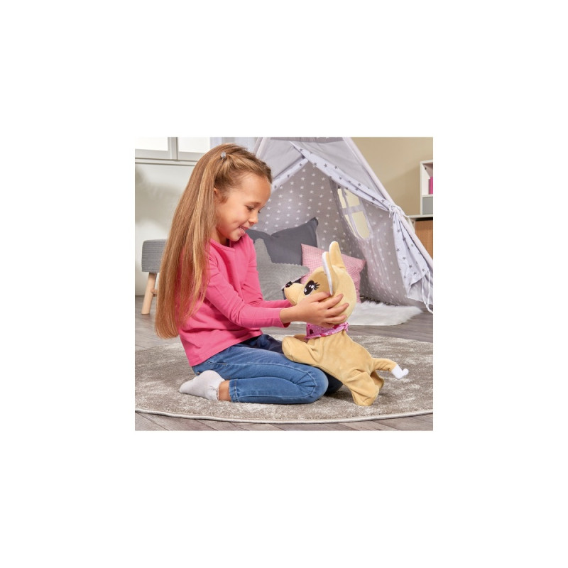 Simba ChiChi LOVE Baby Boo, Kuscheltier(beige/rosa, 30 cm)