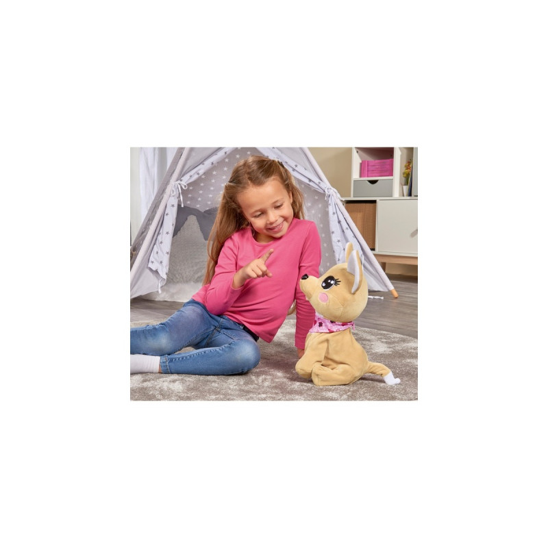 Simba ChiChi LOVE Baby Boo, Kuscheltier(beige/rosa, 30 cm)
