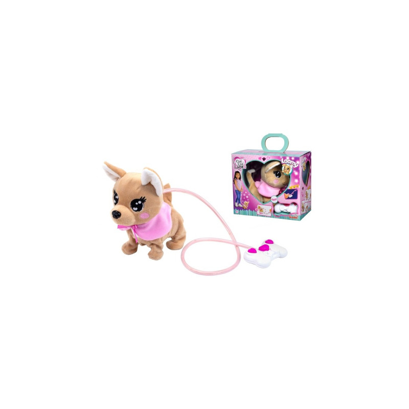Simba ChiChi LOVE Loomy - Chihuahua ChiChi, Kuscheltier(beige/rosa, 20 cm)