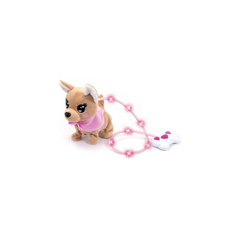Simba ChiChi LOVE Loomy - Chihuahua ChiChi, Kuscheltier(beige/rosa, 20 cm)