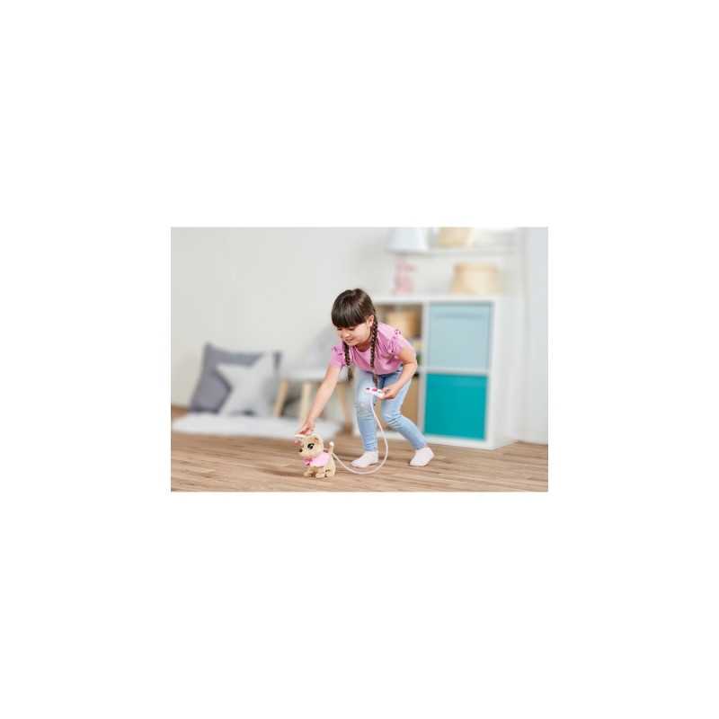 Simba ChiChi LOVE Loomy - Chihuahua ChiChi, Kuscheltier(beige/rosa, 20 cm)