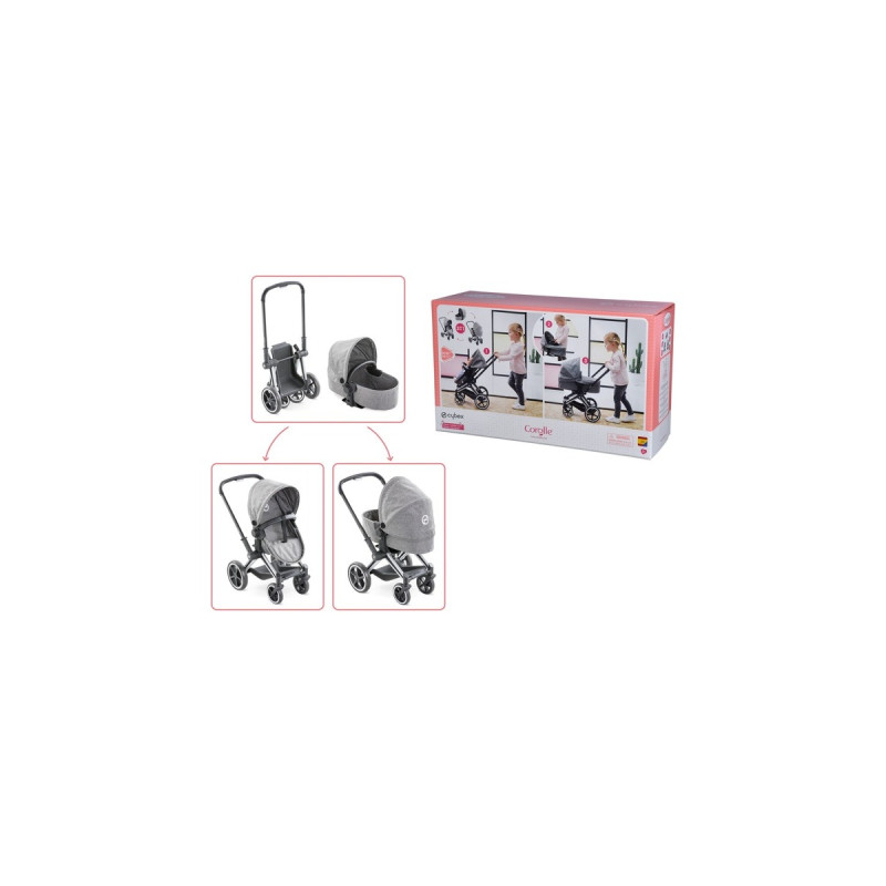 Simba Corolle Mon Grand Pupon 36-42cm Cybex Puppenwagen(grau)