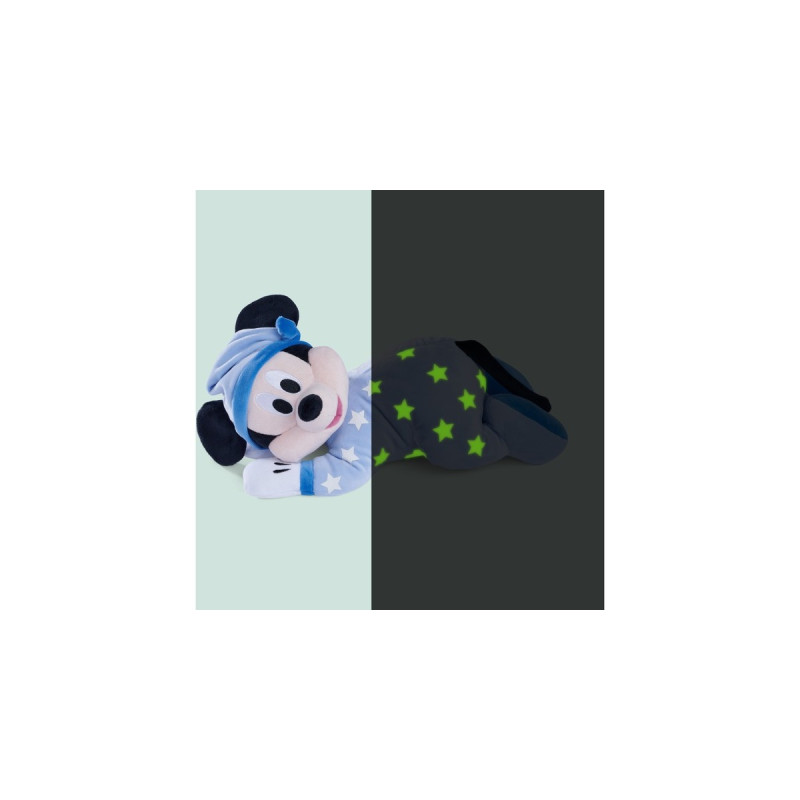 Simba Disney Gute Nacht Mickey GID, Kuscheltier(30 cm)