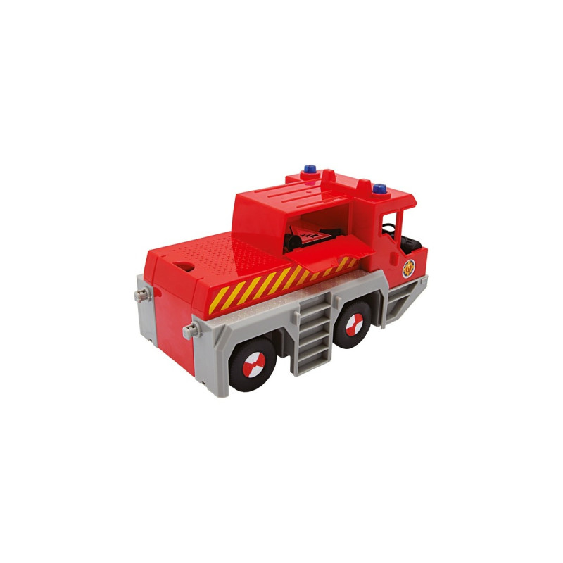 Simba Feuerwehrmann Sam 2-in -1 Rettungskran, Spielfahrzeug(rot/gelb)