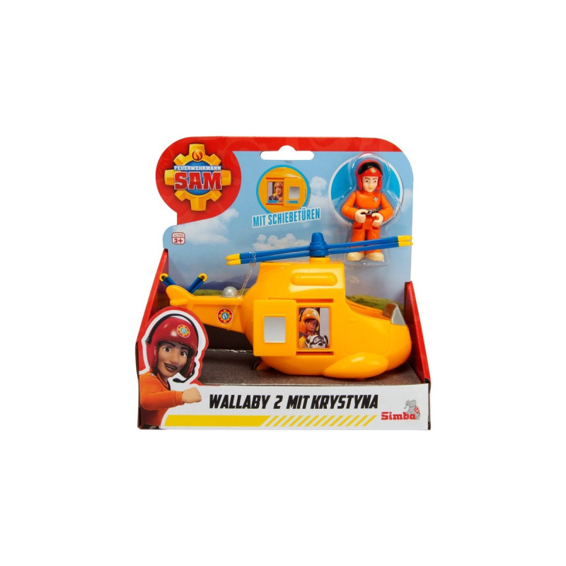 Simba Feuerwehrmann Sam Junior Wallaby 2 mit Krystyna, Spielfahrzeug