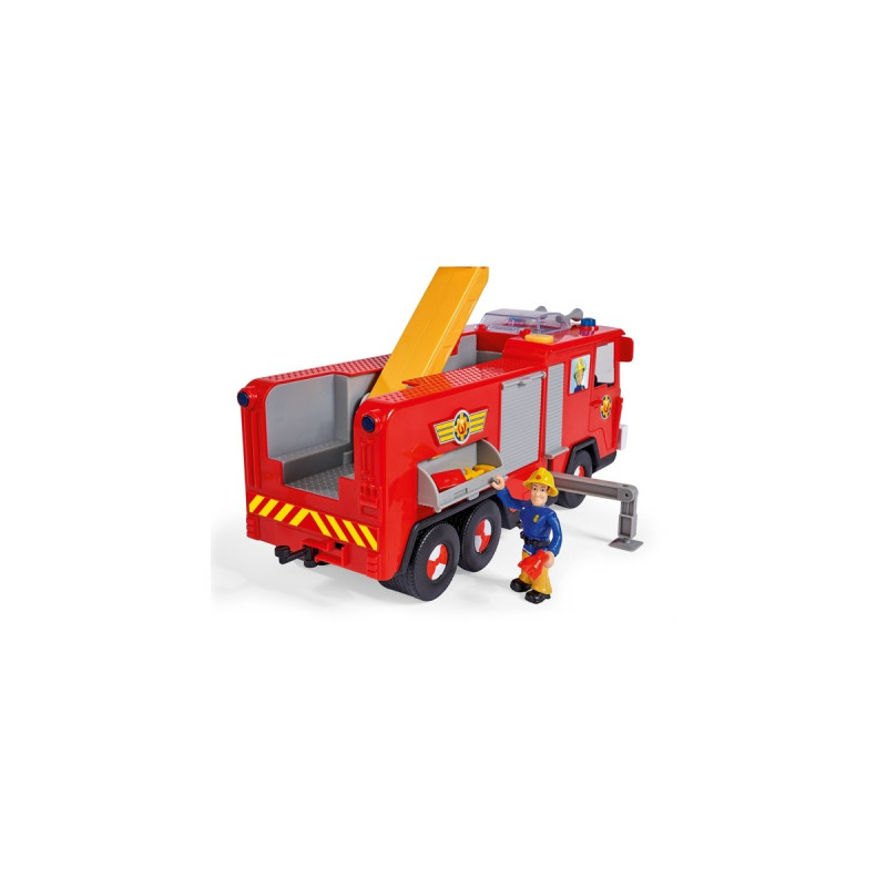 Simba Feuerwehrmann Sam Jupiter Serie 13, Spielfahrzeug(rot/gelb)