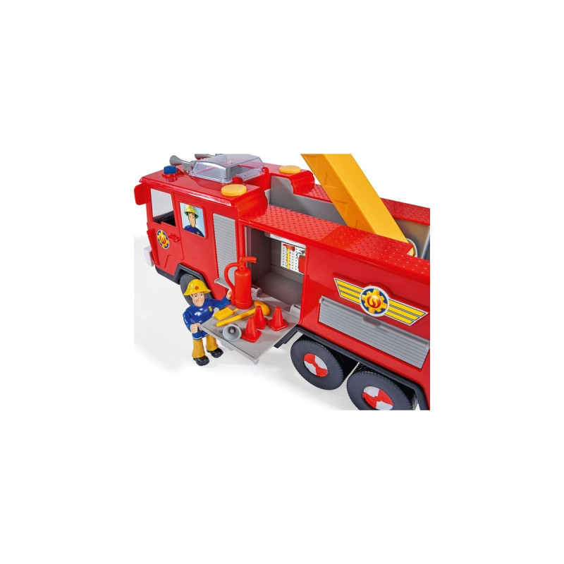 Simba Feuerwehrmann Sam Jupiter Serie 13, Spielfahrzeug(rot/gelb)