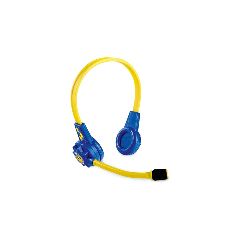 Simba Feuerwehrmann Sam Polizei Headset und Smartphone, Rollenspiel(blau/gelb)