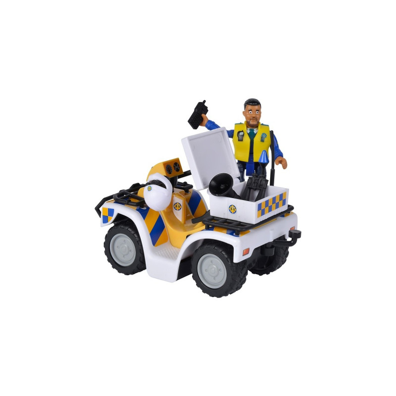 Simba Feuerwehrmann Sam Polizei-Quad, Spielfahrzeug(mit Figur)