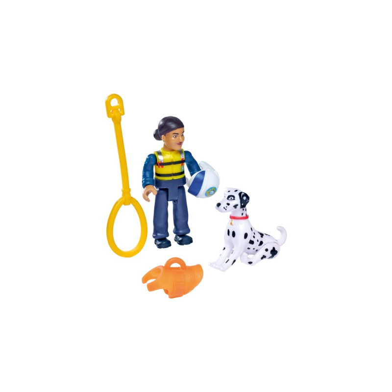 Simba Feuerwehrmann Sam Polizei Wallaby, Spielfahrzeug(weiß/blau, Mit Licht und Sound)