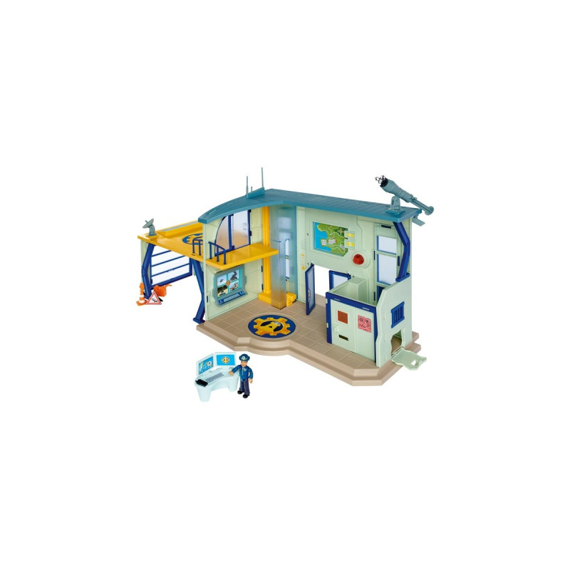 Simba Feuerwehrmann Sam Polizeistation mit Figur, Spielgebäude