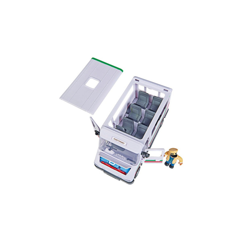 Simba Feuerwehrmann Sam - Trevors Bus mit Figur, Spielfahrzeug