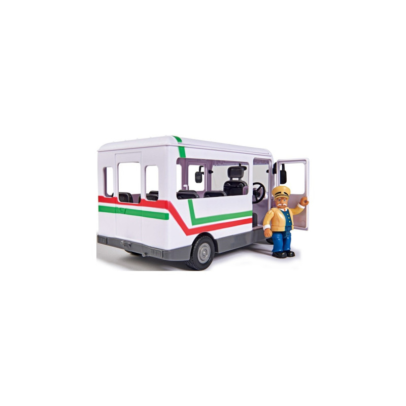 Simba Feuerwehrmann Sam - Trevors Bus mit Figur, Spielfahrzeug