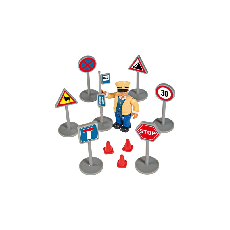 Simba Feuerwehrmann Sam - Trevors Bus mit Figur, Spielfahrzeug