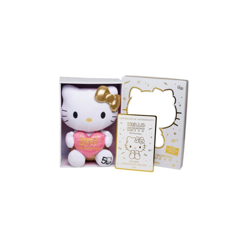 Simba Hello Kitty - Plüschfigur 50. Jubiläum, Kuscheltier(30 cm)