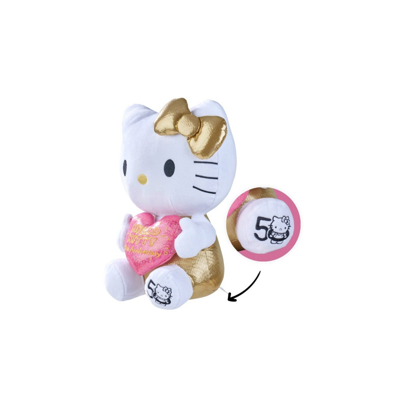 Simba Hello Kitty - Plüschfigur 50. Jubiläum, Kuscheltier(30 cm)