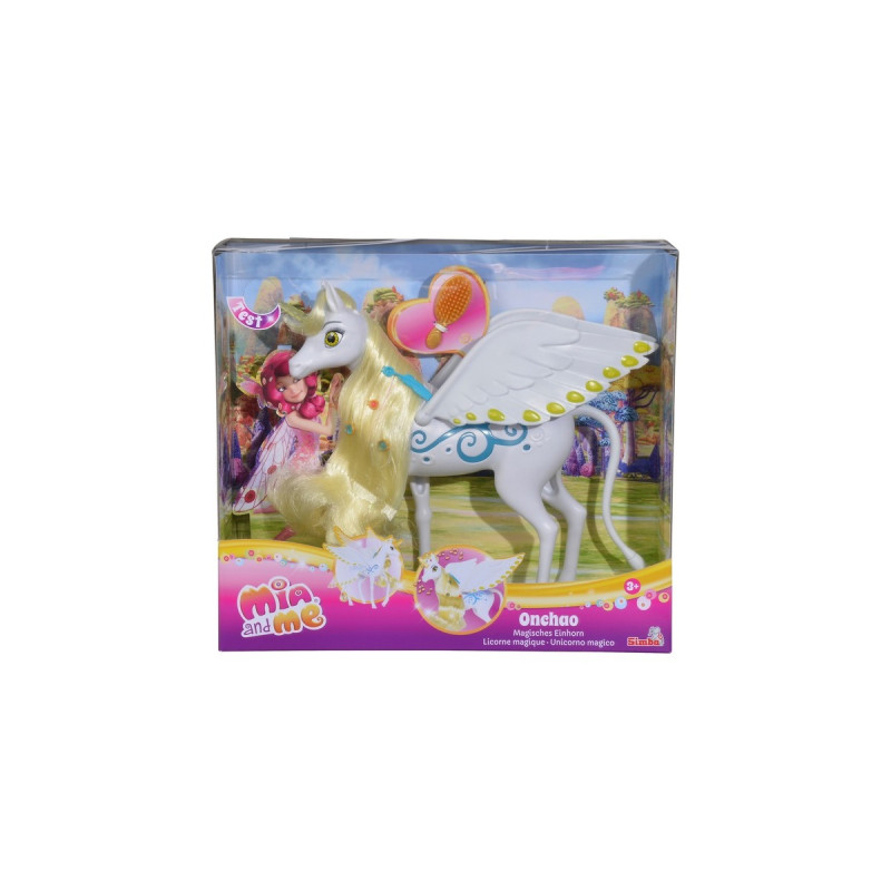 Simba Mia Magisches Einhorn Onchao, Spielfigur(weiß/gelb)