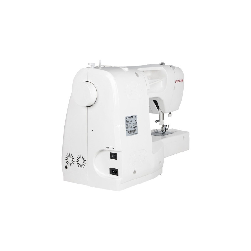 Singer C5205, Nähmaschine(weiß/grau)