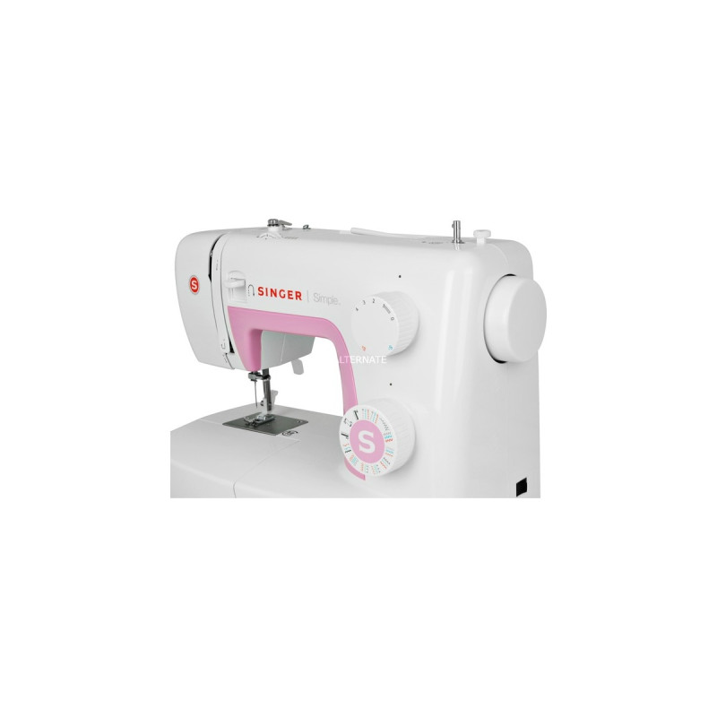 Singer Mechanische Nähmaschine Simple 3223(weiß/pink)