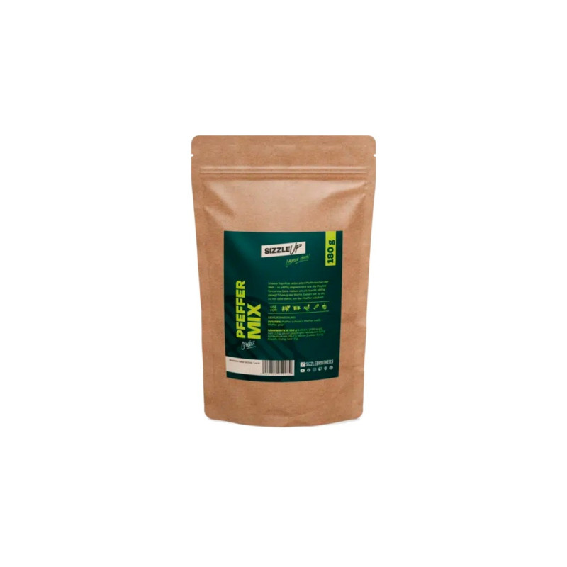 SizzleBrothers Pfeffer Mix, Gewürz(180 g, Beutel)