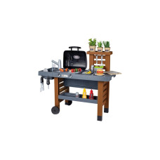Smoby Garten Küche, Spielküche(grau/braun)