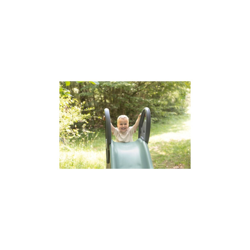 Smoby Life Rutsche XL Doppel-Wellen, Gartenspielgerät(olivgrün/braun)