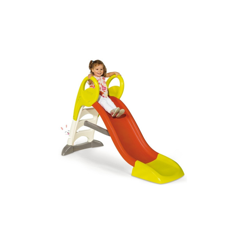 Smoby Rutsche KS(rot/hellgrün, mit Anschluss für den Gartenschlauch)