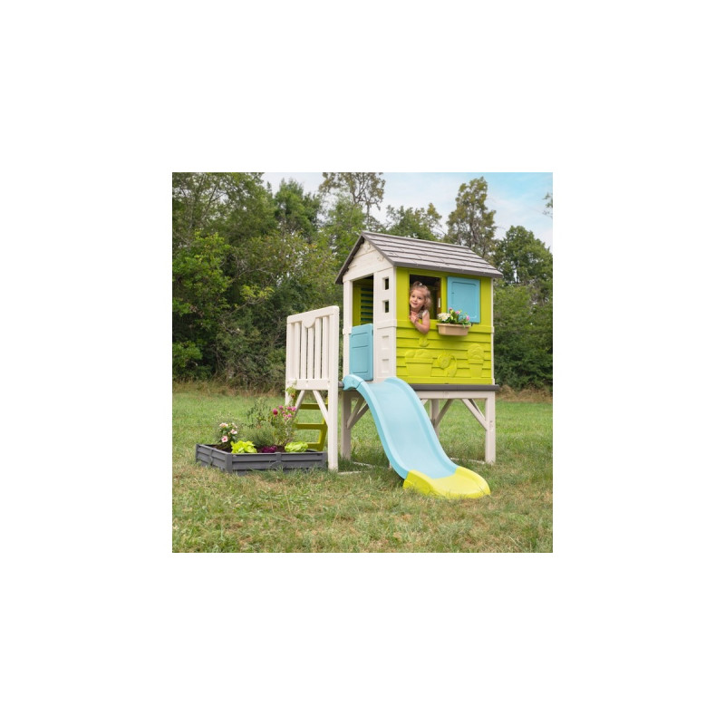 Smoby Spielhaus Square Stelzen, Gartenspielgerät