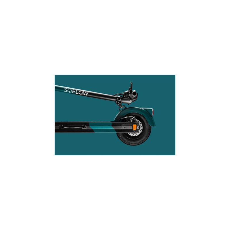 SoFlow SO4 Pro Gen 2, E-Scooter(schwarz/türkis, Max. Geschwindigkeit: 20 km/h, StVZO-konform, Outlet)
