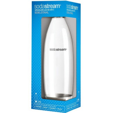 SodaStream PET-Flasche Fuse 1 Liter, mit Edelstahl, Trinkflasche(transparent/edelstahl)
