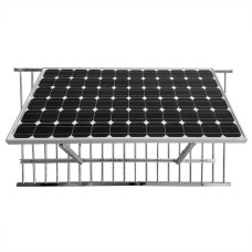 Solarmodulhalterung für Balkongeländer, 30-35mm Rahmenhöhe, Neigung verstellbar(aluminium, 0% MWST, für Solarmodule bis max. 180cm Länge)