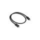 Sonnet Thunderbolt 3 Kabel, 40 Gbps, 100W PD(schwarz, 50cm)