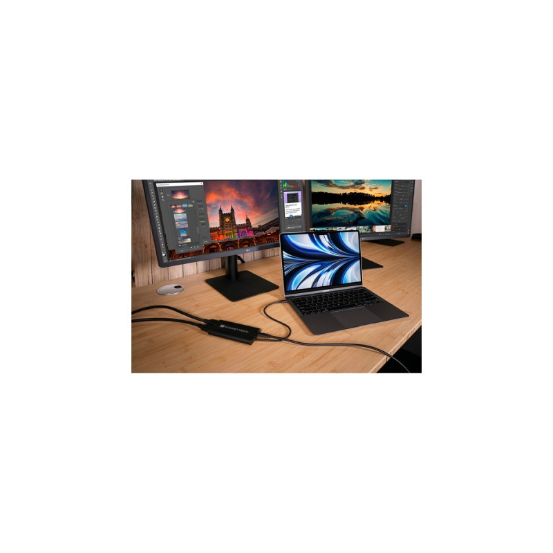 Sonnet USB-C to Dual 4K 60Hz HDMI Adapter, Dockingstation(USB-C, 2x HDMI)