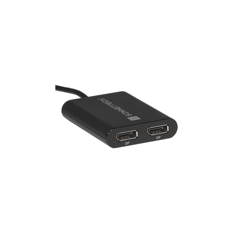 Dual 4K DisplayPort(schwarz, 30cm, für M1 und M2 Macs)