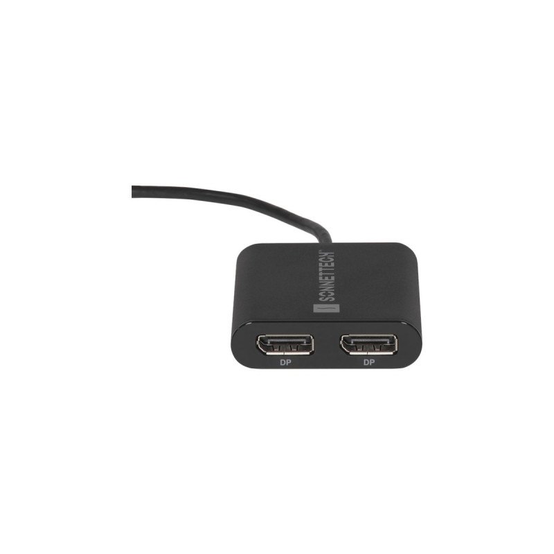 Dual 4K DisplayPort(schwarz, 30cm, für M1 und M2 Macs)