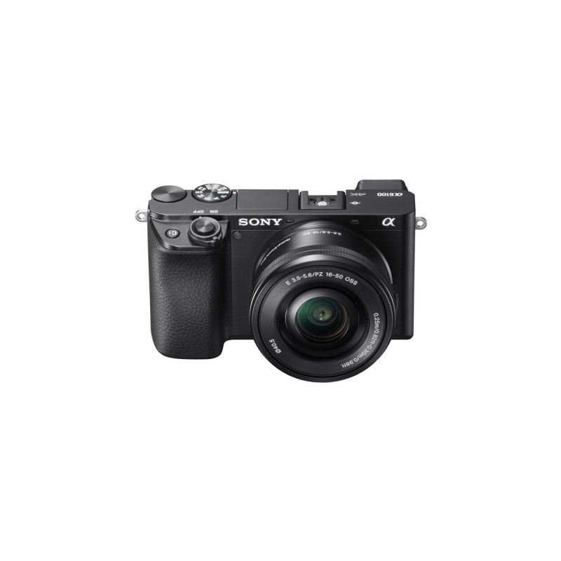 Sony Alpha 6100 Kit (ILCE6100LB.CEC), Digitalkamera(graphit, inkl. Objektiv (16-50 mm))